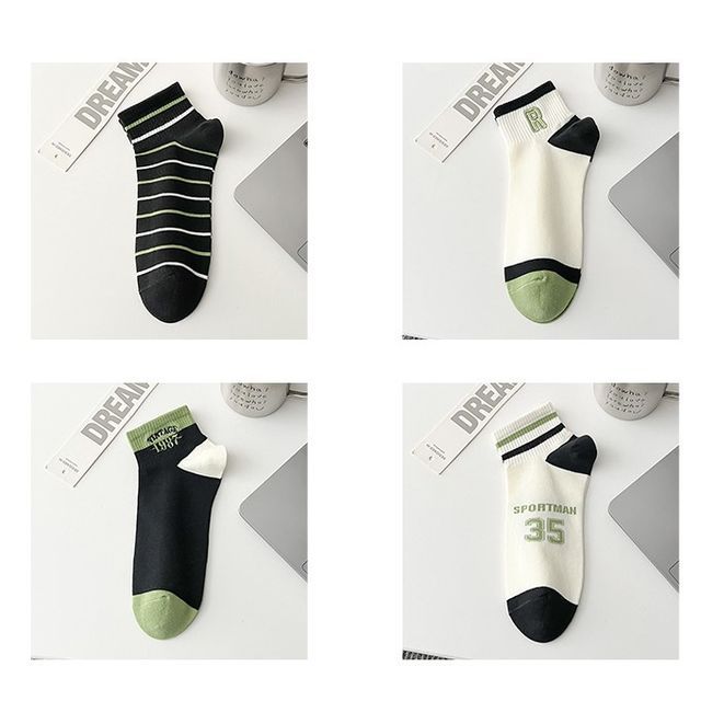 Color Block Socks Set