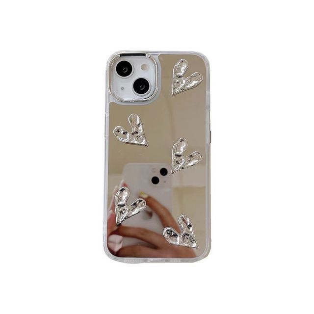 Heart Phone Mirrored Case