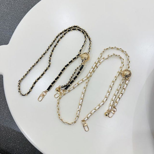 Faux Leather Phone Lanyard Chain