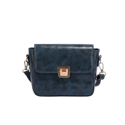 Flap Faux Leather Crossbody Bag