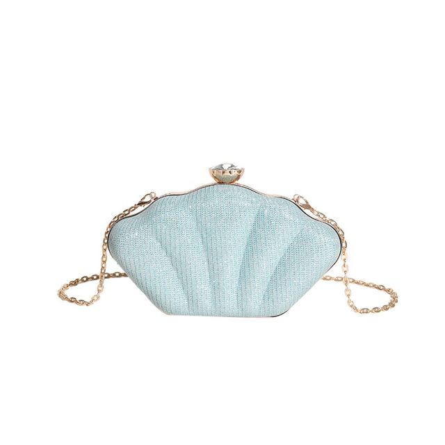 Glitter Shell Evening Bag