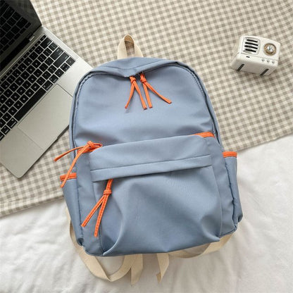 Contrast Trim Backpack