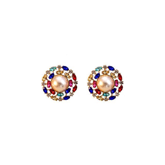 Rhinestone Drop Earring / Stud Earring