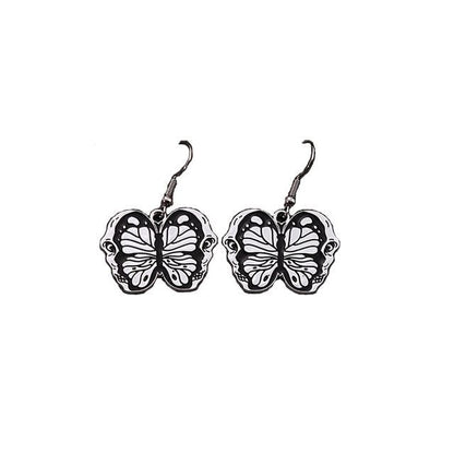 Halloween Butterfly Drop Earring