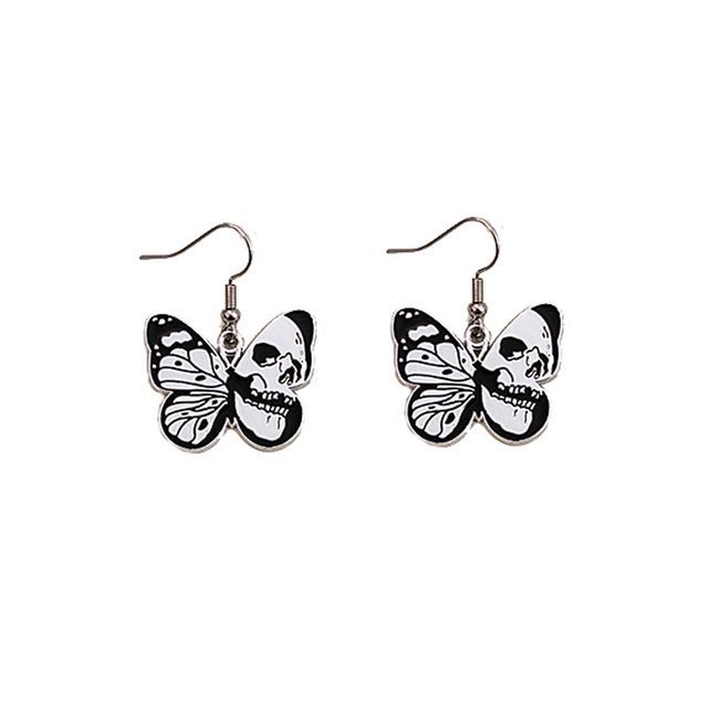 Halloween Butterfly Drop Earring