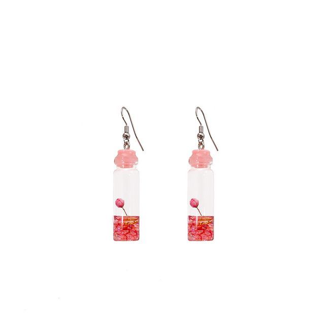 Wish Bottle Drop Earring