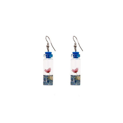 Wish Bottle Drop Earring