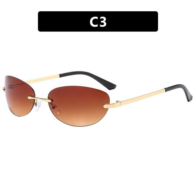 Frameless Metal Sunglasses