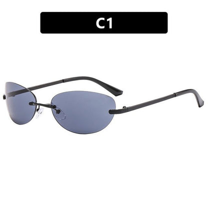 Frameless Metal Sunglasses