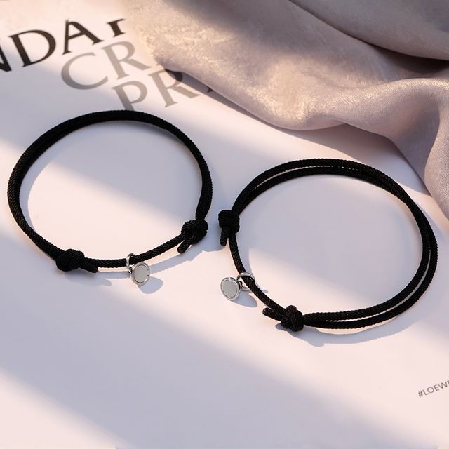 Couple Matching Magnetic Cord Bracelet