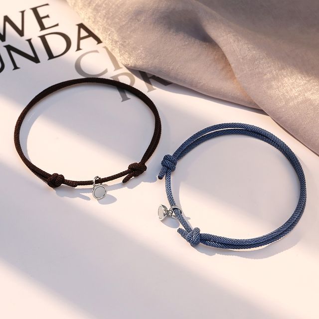Couple Matching Magnetic Cord Bracelet