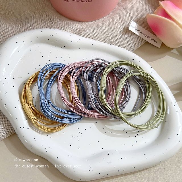 Color Hair Tie / Set