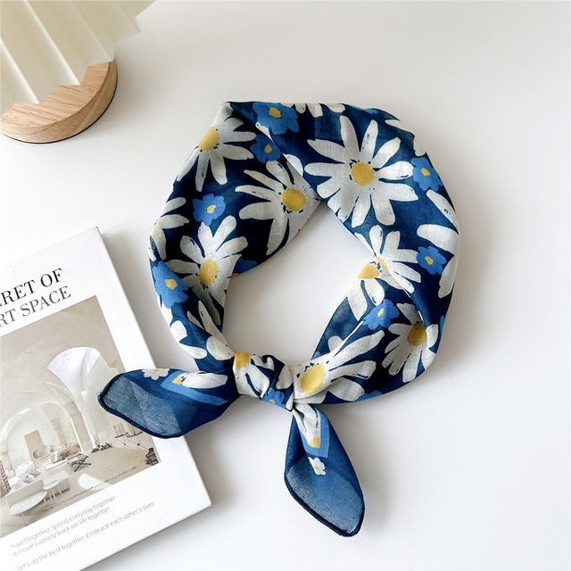 Floral Print Neckerchief