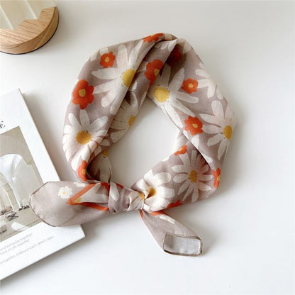 Floral Print Neckerchief