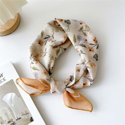 Floral Print Neckerchief