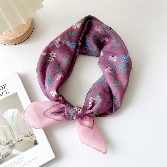 Floral Print Neckerchief