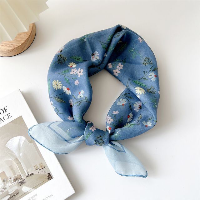 Floral Print Neckerchief