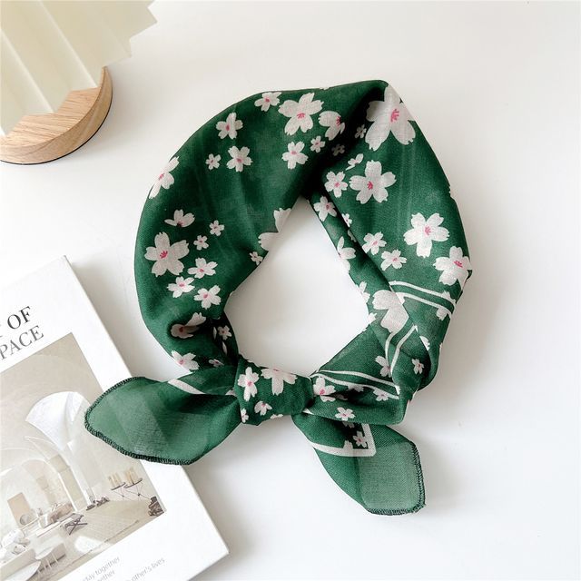 Floral Print Neckerchief