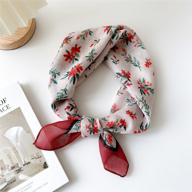 Floral Print Neckerchief