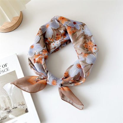 Floral Print Neckerchief