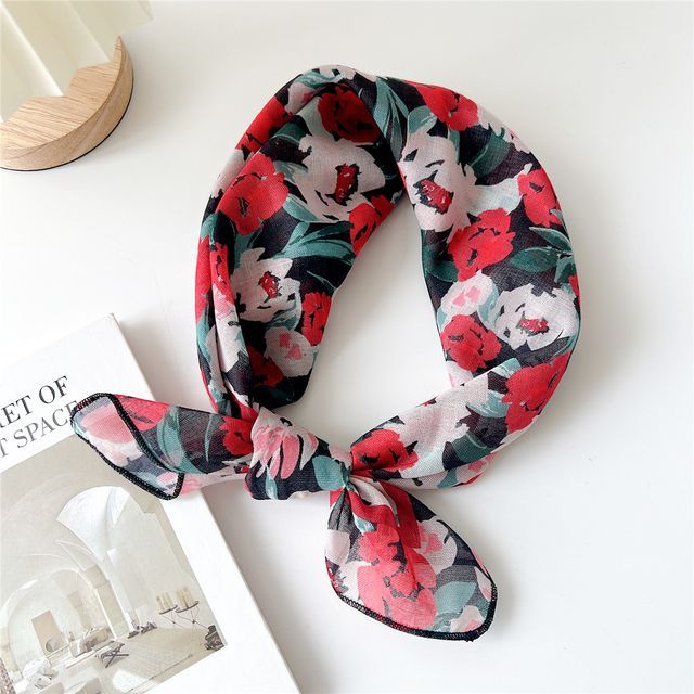 Floral Print Neckerchief