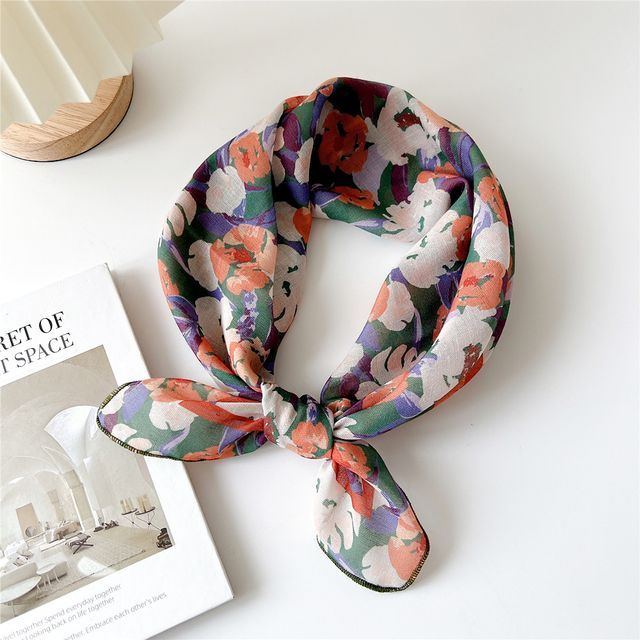 Floral Print Neckerchief