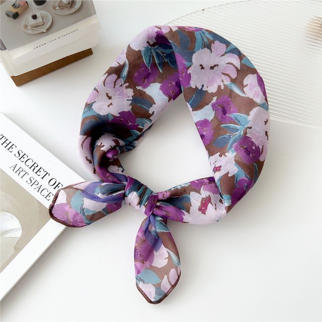 Floral Print Neckerchief