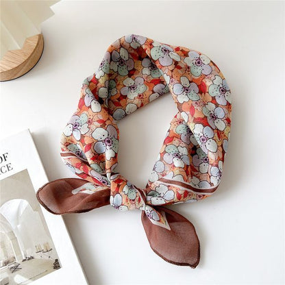 Floral Print Neckerchief