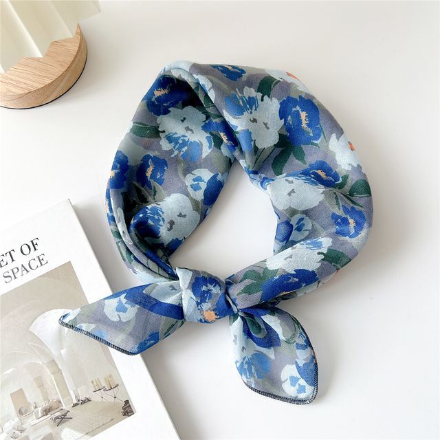 Floral Print Neckerchief