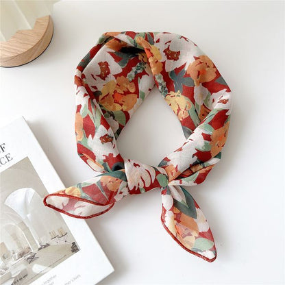 Floral Print Neckerchief