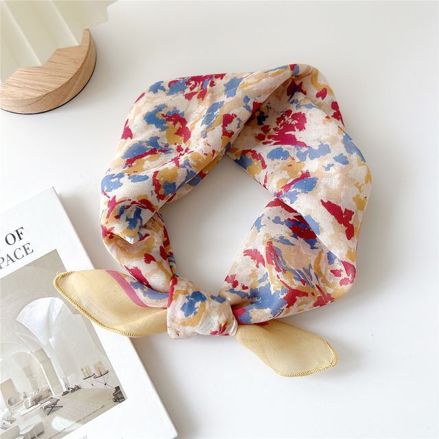 Floral Print Neckerchief