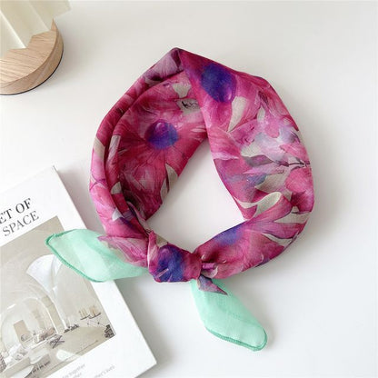 Floral Print Neckerchief