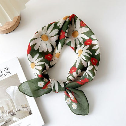 Floral Print Neckerchief