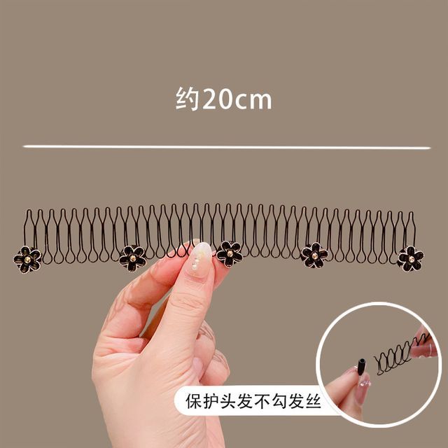 Acrylic Alloy Hair Comb (Various Designs)