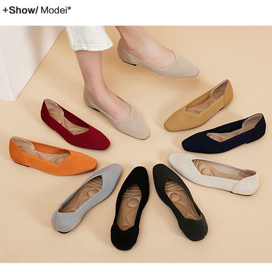 Pointy Flats Knit