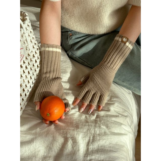 Knit Fingerless Gloves