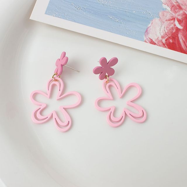 Clip-On Floral / Earring Drop