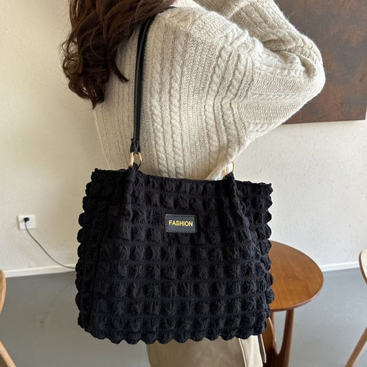 Quilted Applique Tote Bag