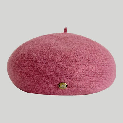 Plain Wool Beret Hat