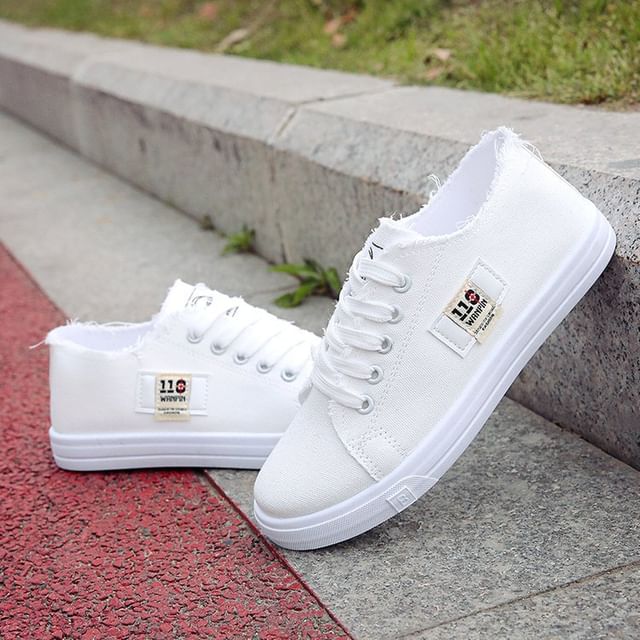 Fray Canvas Sneakers