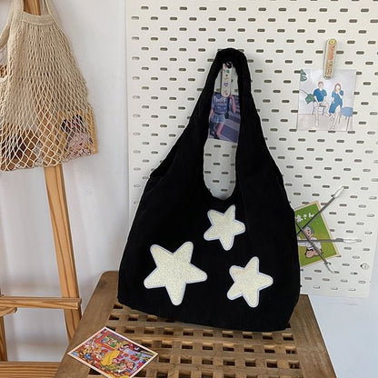 Star Applique Tote Bag