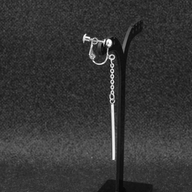 Bar Dangle Earring / Clip-On Earring
