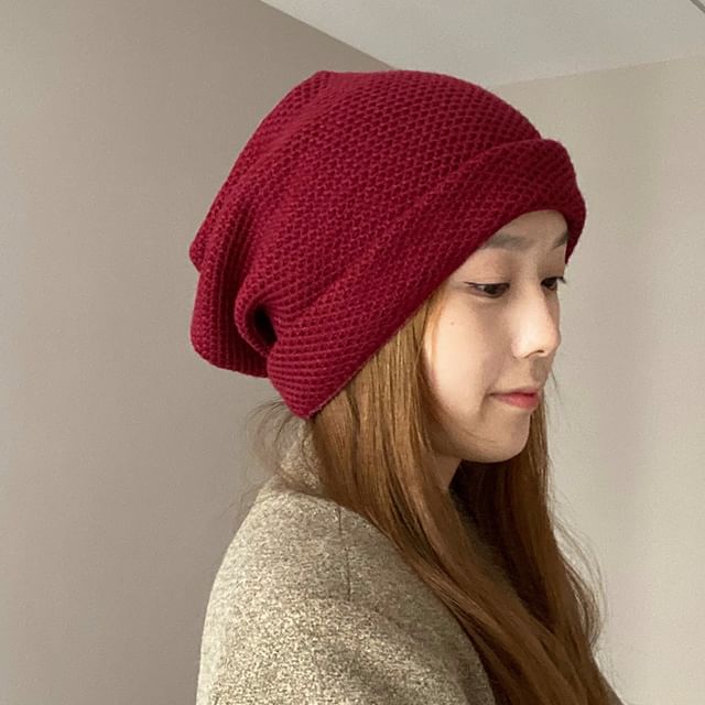 Multi-Way Knit Plain / Beanie Scarf
