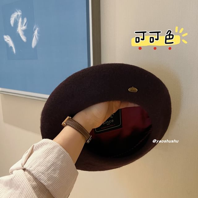 Plain Beret Hat