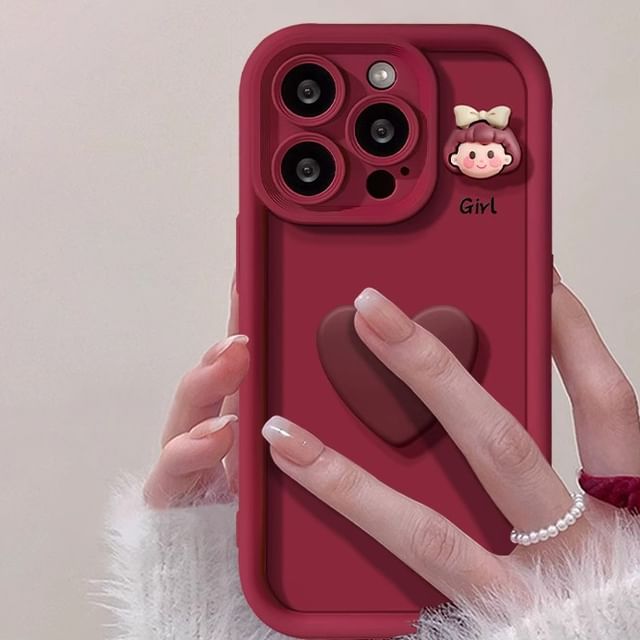 Phone Case Heart Girl