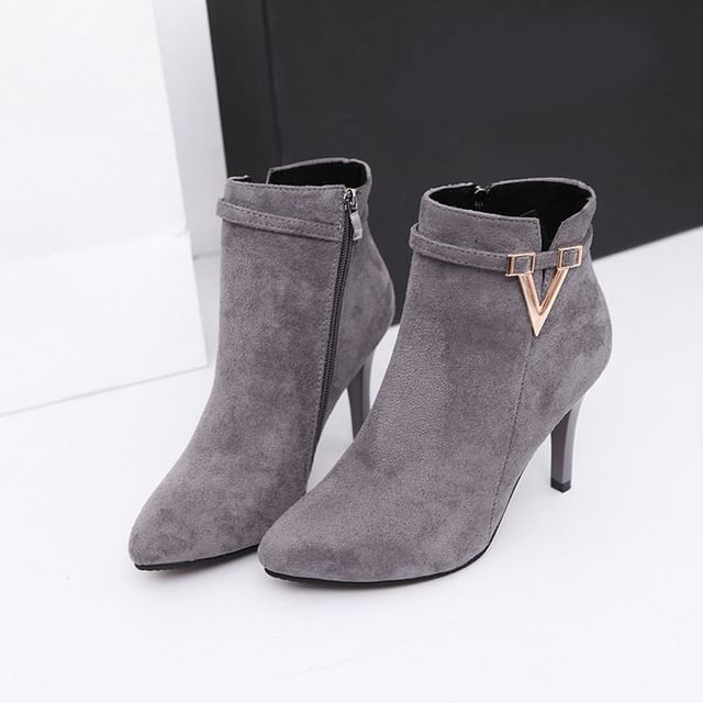 Stiletto Boots Pointed Ankle