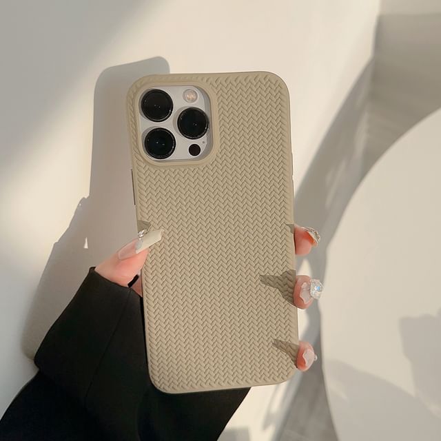 Faux Phone Woven Case