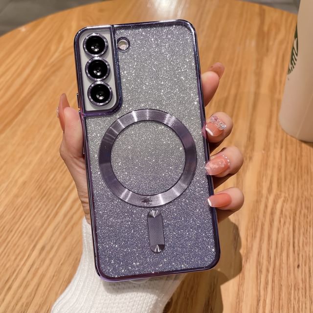 Phone Magnetic Glitter Case