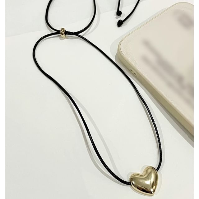 Cord Heart Choker