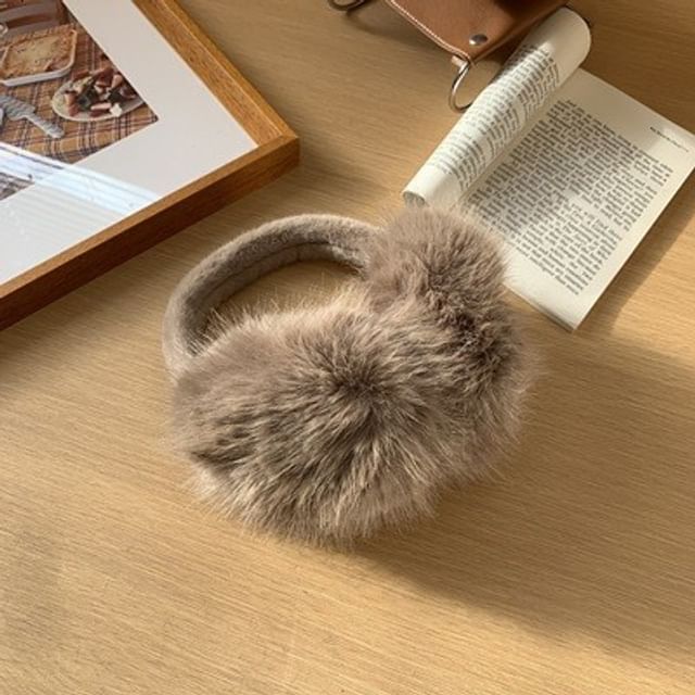 Plain Earmuffs Fluffy
